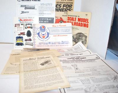 Vintage/Rare Model Railroading Brochures, Booklets, Pamphlets, Papers---SEE LIST