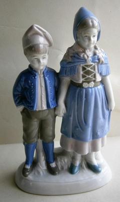 Vintage Boy and Girl Figurine made in Germany