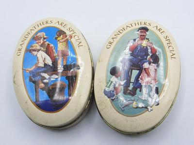 Pair of Unused Avon 1983 Grandfathers Are Special Soap with Collectible Tin