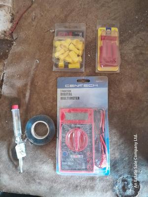 New 7 function Digital Multimeter and electrical hardware