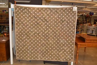 Antique Quilt Made From WWI Uniforms 72â€x67â€