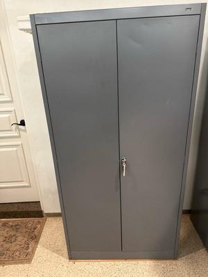 Lot 598 Dayton brand metal storage cabinet
