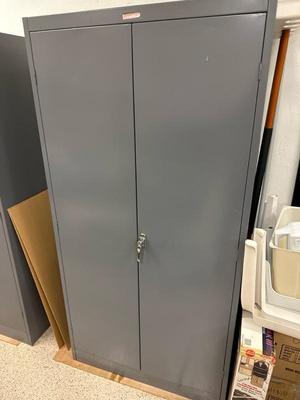 Lot 602 Dayton brand metal storage cabinet 3‘ x 6‘