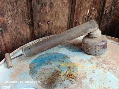 Vintage brown glass globe Sprayer