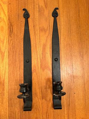 Wilton Wrought Iron Candle Sconces