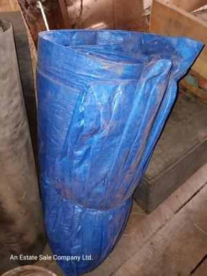 Large blue tarp