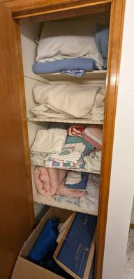 Contents of Bathroom Closet