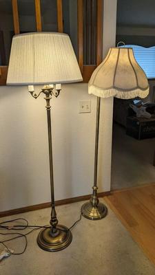 Brass Tone Floor Lamps