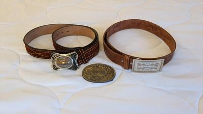 Leather Belts and Buckles