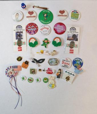 Buttons and Brooches