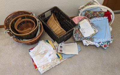 Baskets and Linens