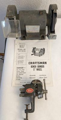 Craftsman 5" Bench Grinder and Babco Bench Press