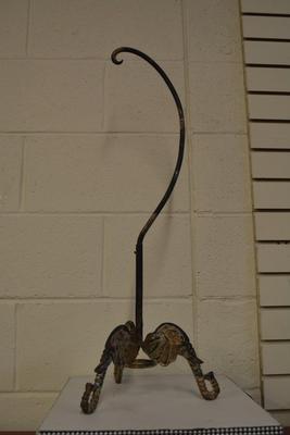 Decorative Cast Iron Plant Hanger with Tri Elephant Head Base