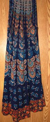 Multicolor Scalloped Dress Size XL