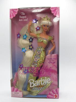 Rare Jewel Hair Mermaid BARBIE Mattel 14586 Never Been Opened in Original Box