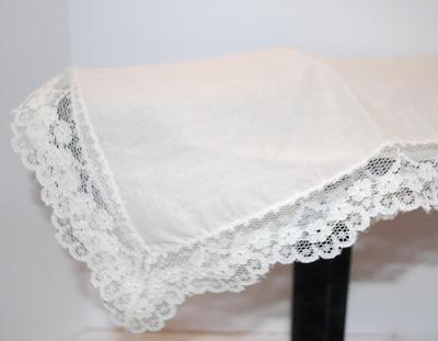 Vintage Classic Lace Handkerchief 10" x 10"