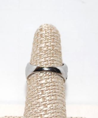 Dome Oval Tiger Eye Stone on Designed Silver Band - for Both Men & Women Size: 6 1/2