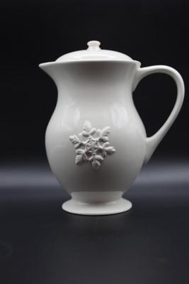 Pottery Barn Snowflake Pitcher - Dishwasher Safe