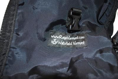 *reignvermont* Waitsfield, Vermont Fabric Purse with Adjustable Strap 10" x 8"