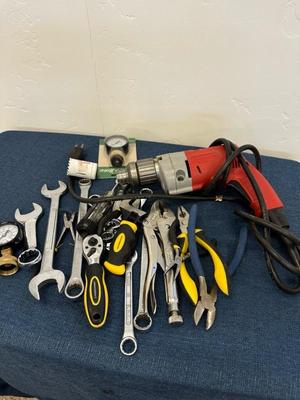 Lot 769 Milwaukee corded drill in miscellaneous tools
