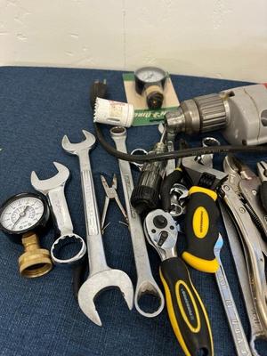 Lot 769 Milwaukee corded drill in miscellaneous tools