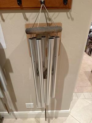 Lot 799 wooden metal wind chime