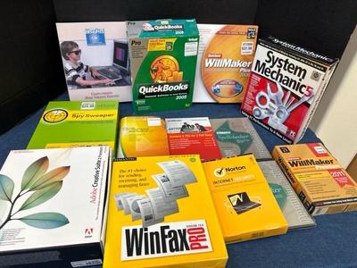 Lot 842 variety of computer software