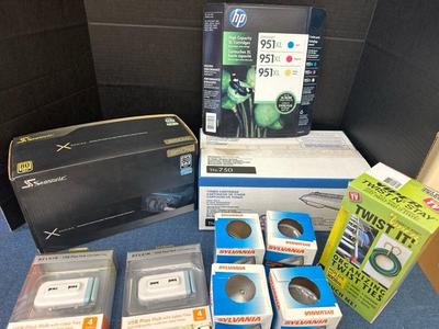 Lot 844 variety of office supplies