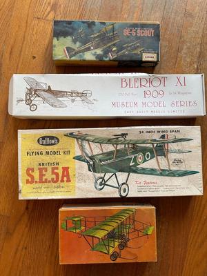 Four (4) Vintage Model Planes