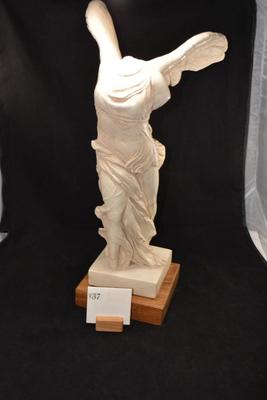 Vintage AMR Studios â€œNike of Samothraceâ€ Winged Victory Plaster Reproduction