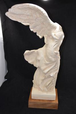 Vintage AMR Studios â€œNike of Samothraceâ€ Winged Victory Plaster Reproduction