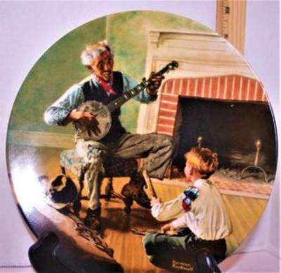 "The Banjo Player" Norman Rockwell