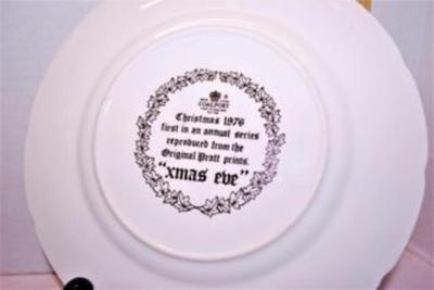 "xmas eve" Coalport Made in England