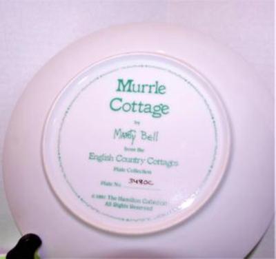 "Murrle Cottage" by Marty Bell Collector Plate