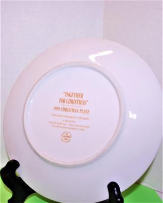 Together for Christmas Avon 1989 Collector Plate