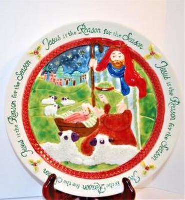 "Jesus Is The Reason" by Susan Winget Collector Plate