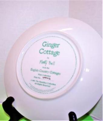 "Ginger Cottage" by Marty Bell Collector Plate
