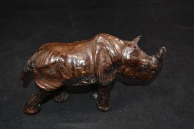 Small Leather Rhinoceros 8x5