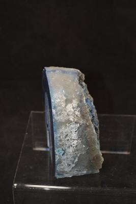 Blue Dyed Brazilian Agate Quartz Book Ends 8.5â€x4.75â€