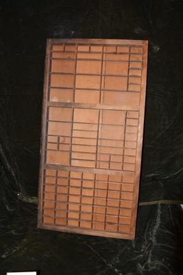 Antique Type-Set Drawer AS IS 32.25â€x16.5â€