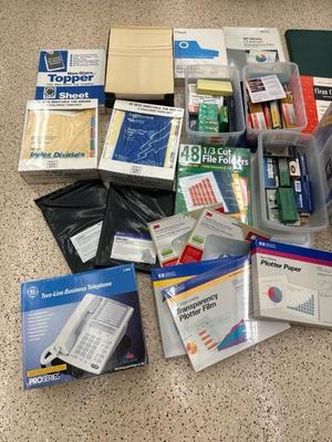 Lot 862 variety of office supplies