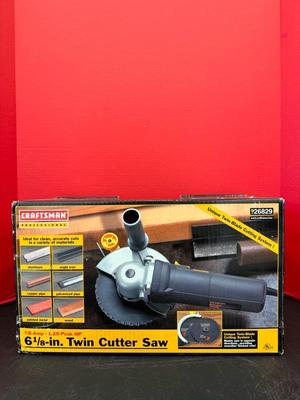 LOT 910 craftsman professional twin cutter saw