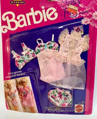 Barbie Fancy Frills Fashions Lingerie Mattel Accessories