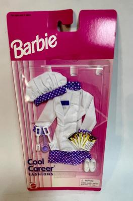 Barbie Cool Career Fashions Mattel - Chef Outfit & Accessories