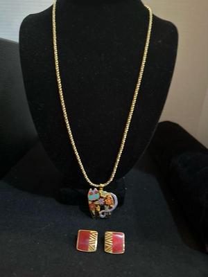 Lot 1045 laurel burch necklace