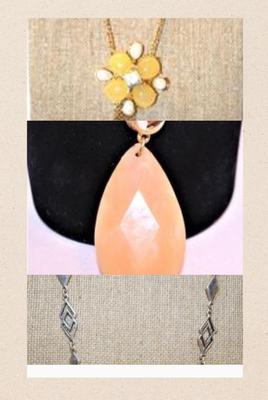 Multiples Assortment of 3 Necklaces-All 32" L