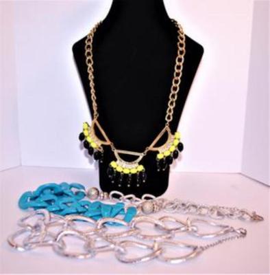 Multiples Assortment of 7 Necklaces-All 20" L
