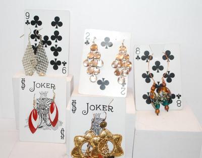 5 Pairs Post Style Earrings Assortment