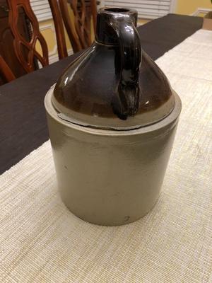 BOOTLEGGER'S BROWN JUG--NO CORK