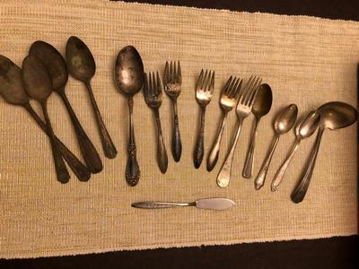 SILVERWARE LOT FOR CRAFTS